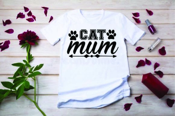 Cat Svg Design, Cat Mum
