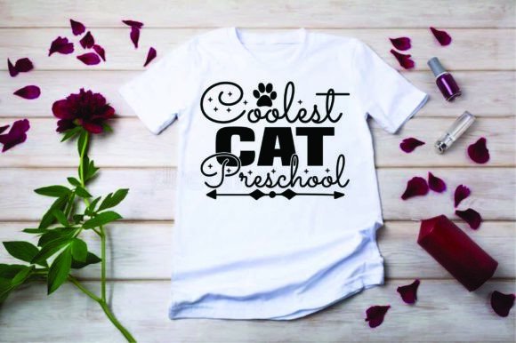 Cat SVG Design, Coolest Cat Preschool