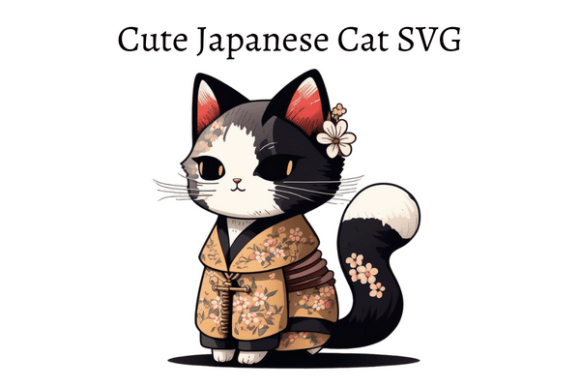 Cute Japanese Cat SVG Review