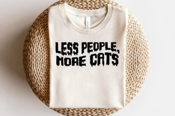 Retro Cat SVG Design, Less People