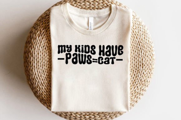 Retro Dog Cat SVG Design, My Kids