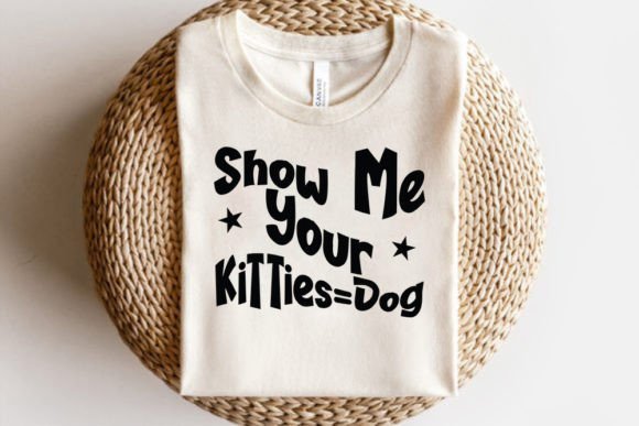 Retro Dog Cat SVG Design, Show Me